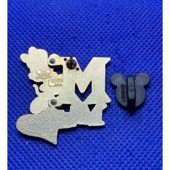2007 M Is For Minnie Mouse Glitter Pin On Pin Hinged Disney Trading Pin RARE - Picture 3 of 4